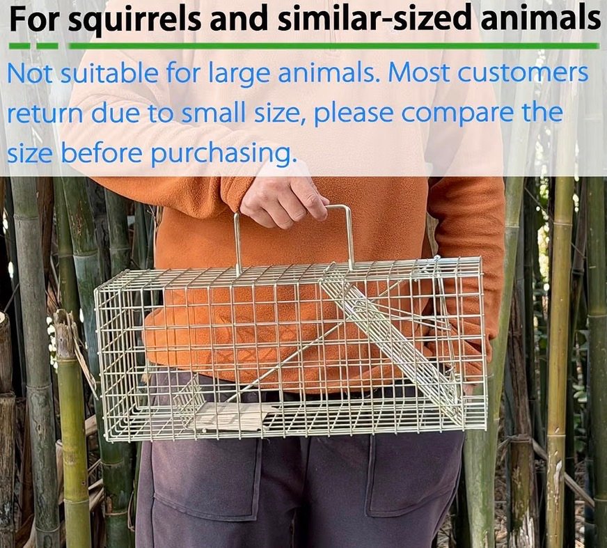 Small size animal live trap 