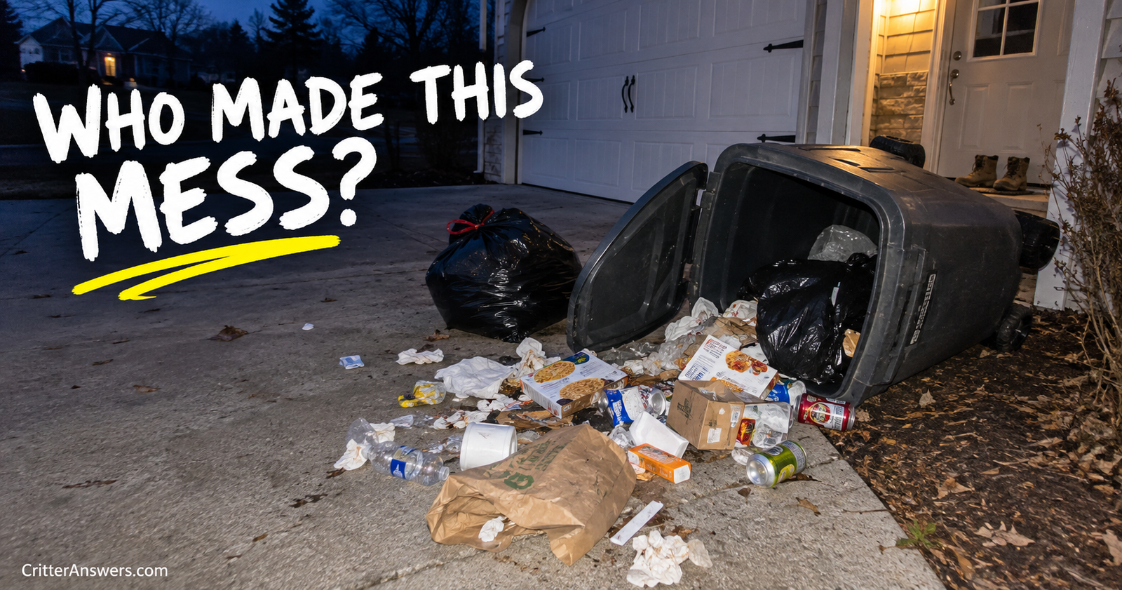 What Animal Is Getting Into My Trash at Night?